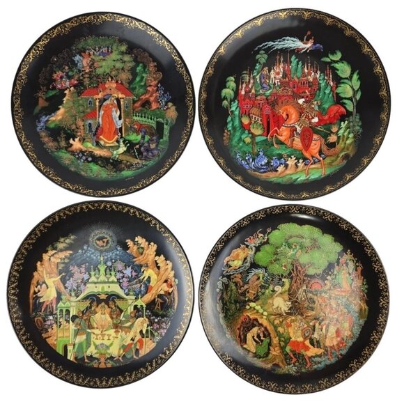 Vintage Set of 12 of Tianex Russian Legends Collector plates 1988-90Bradford - Picture 5 of 16